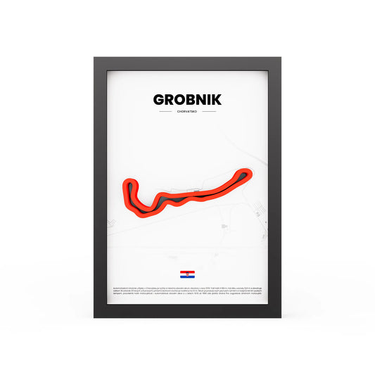3D Obraz Okruhu - GROBNIK s vlastním textem