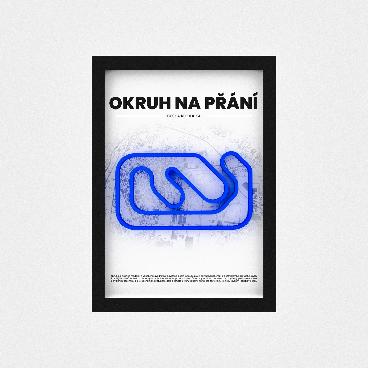 3D Obraz Okruhu – Okruh na přání s vlastním textem